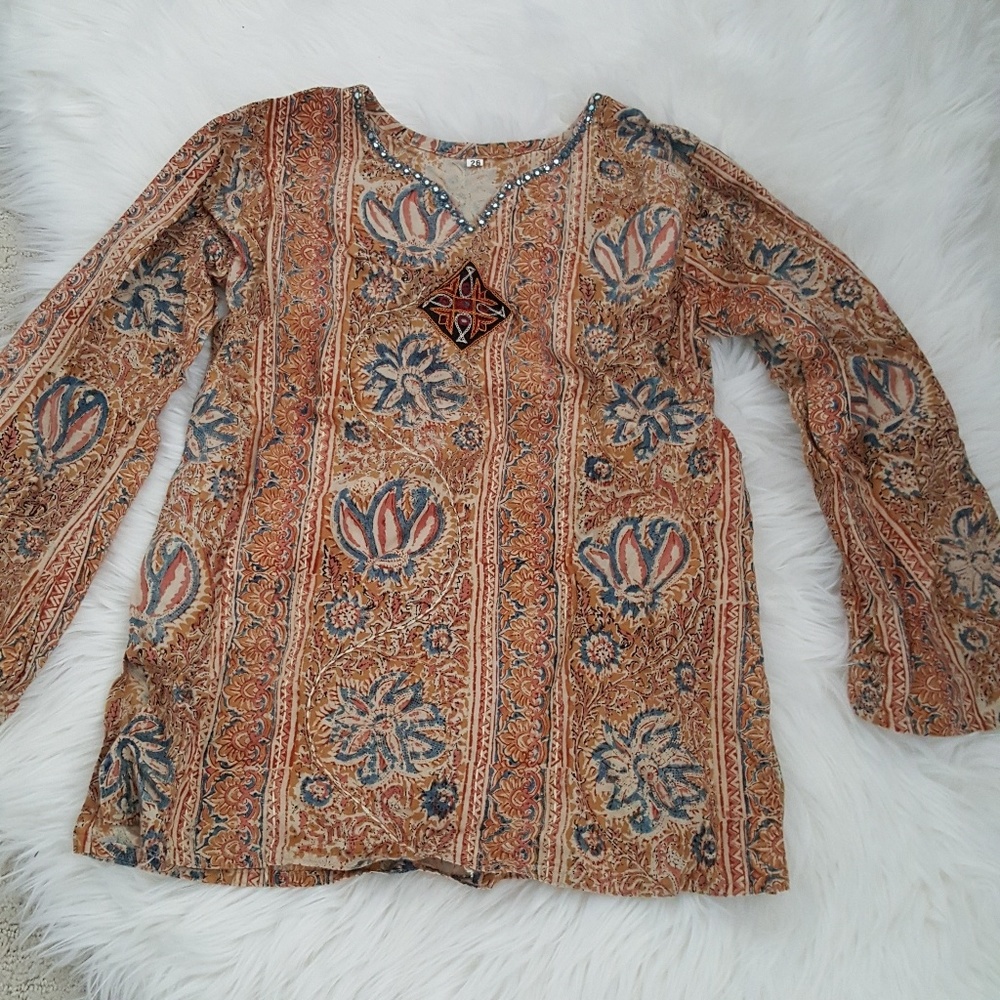 brown tunic - Picture 3 of 4
